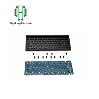 Rgb Tipe C terlaris yang dapat disesuaikan 40% 50% 60% 65% 75% Tkl 80% 100 Keyboard PCB RGB