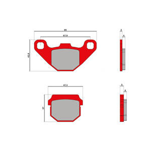PLAQUETTES DE FREIN MHR - Product Image 1