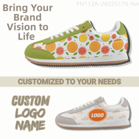Chaussures décontractées pour hommes en gros, conçues pour un usage quotidien avec des motifs graphiques de fruits personnalisés, baskets à marque privée |   FN112A-26025179-9