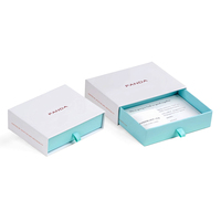 Custom di lusso slip slider scivolo cassetto estraibile gioielli emballage cadeau confezione regalo