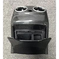 Article de vente chaud W205 bouches d'aération intérieures et arrière de voiture pour Mercedes Benz C300 W205 C63 AMG compartiment de rangement arrière en fibre de carbone
