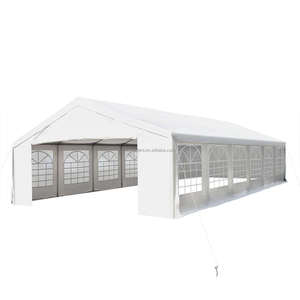 Tendone per Feste in PVC Rinforzato Zincato 20' <span class=keywords><strong>X</strong></span> 40' con Pareti Rimovibili, Tenda per Matrimoni in PVC - Product Image 3