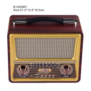 Hot Selling BT Wireless Function <strong>Classic</strong> Retro Design Wooden <strong>Box</strong> Sw Am Fm Radio <strong>Speaker</strong> - Product Image 6