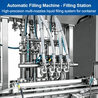 Ligne de remplissage entièrement automatique pour détergent liquide, machine de remplissage, de bouchage et d'étiquetage de bouteilles de détergent liquide pour lessive