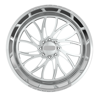 Jantes de camion forgées sur mesure SL 28X12 28X14 20X14 26X16 30X16 Super Single Deep Concave Polished avec 8X170 8X180 pour Ford F250