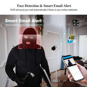 Kırmızı ve mavi ışık Alarm 32ch poe güvenlik kamera sistemi <span class=keywords><strong>cctv</strong></span> 4K 8MP poe nvr kamera sistemi gözetim - Product Image 5