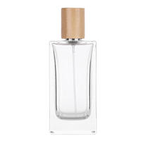Flacon de parfum en verre de qualité supérieure, flacon vaporisateur vide portable et rechargeable pour voyage, 30 ml, 50 ml, 100 ml, flacon en verre cosmétique