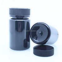 Médecine Vitamine Conteneur Suppléments En Plastique Capsule Bouteille Pilule Bocaux 100cc 120cc 150cc 200cc 300cc PET Noir Bleu Conteneur