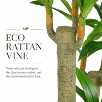 Arbre artificiel Dracaena Fragrans, plante dragon hyper-réaliste, emballage KD, ignifuge et résistant aux UV, directement de l'usine, décoration pour la maison et le bureau