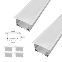 Nouvel Arrivage 5035A En Gros Profilé en T en Alliage d'Aluminium 66*35MM Série 6000 Éclairage Linéaire de Bureau Moderne Dimmable Haute CRI 95
