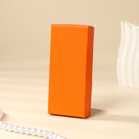 Boîtes à bijoux en gros, couleur unie, avec couvercle et base, emballages cadeaux rectangulaires de luxe pour colliers et montres