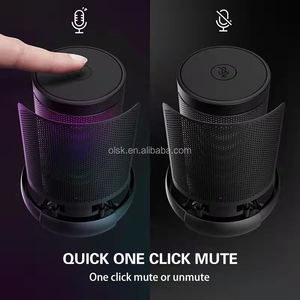 Clavax CLCM-ME6 USB משחקים מיקרופון rgb delling אורות מחשב k שיר הקלטה חי טלפון נייד שידור חי - Product Image 4