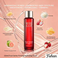 Natuurlijke Biologische Fruit Verstevigende Hydraterende Gezichts Toner Tremella Dragon Pitaya Litchi Guava Extracten Gist Hydraterende Frisse Liftende