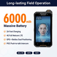 Dispositif de pointage mobile portable robuste avec reconnaissance faciale, 4G SIM, GPS, écran tactile 5 pouces et logiciel Cloud