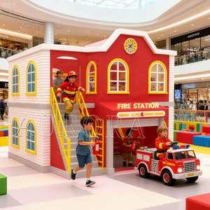 Juegos suaves personalizados Sim City Role Play House Game <span class=keywords><strong>Room</strong></span> Kids Indoor Playground Equipment Birthday Party Center Game Station Town - Product Image 4