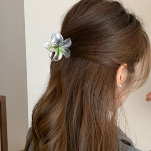 Mini fermaglio per capelli fiori fermaglio per capelli mollette in plastica colorata pinze per donne ragazze regali di festa accessori per capelli 4 cm - Product Image 2