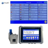 Impresora de Inyección de Tinta Industrial Automática TIJ de 600 dpi con Pantalla Táctil, Código QR, Código de Barras, Fecha, Número de Lote, para Plástico, Metal y Cartón