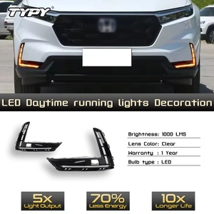 Feux de jour à LED TYPY pour Honda CR-V CRV 2023 2024 avec clignotant dynamique DRL Feux de jour Feux antibrouillard Couvercle 1 ensemble - Product Image 5