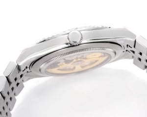 Montre mécanique de luxe avec logo de marque personnalisé, montre-bracelet pour homme simple et élégante, fabriquée en acier inoxydable 904. - Product Image 3