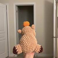 Capybara personnalisé tricoté jouet doux réaliste rongeur animaux jouets crochet fait à la main en peluche poupée
