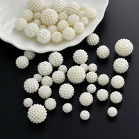 Perles Acryliques Peintes à la Main de Haute Qualité, Motif Cœur, pour Fabrication de Chaînes de Téléphone Portable et de Stylos DIY, Électroplacage