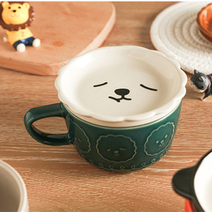 Ins Hot <span class=keywords><strong>Sale</strong></span> Atacado 220ml Criativo <span class=keywords><strong>Cute</strong></span> Animals Caneca De Cerâmica Com Tampa Gato Café Leite Cup Novidade Presentes Cartoon Cat Caneca De Água - Product Image 2