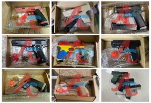 Giocattolo di Costruzione Fai-da-Te, Pistola SIG17 con Espulsione Automatica del Bossolo, Proiettili Morbidi <span class=keywords><strong>in</strong></span> Plastica per Bambini - Product Image 6