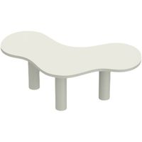 Bureau d'ordinateur en bois massif Simple nordique personnalité minimaliste établi de bureau de forme spéciale établi de concepteur