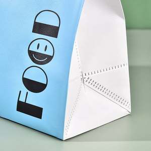 Sac isotherme réutilisable personnalisé en non-tissé avec film aluminium pour aliments frais – Fournisseur d'usine - Product Image 5