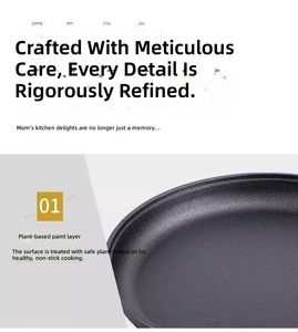 Poêle à griller plate en fonte à chauffage uniforme de qualité supérieure, avec double poignée, non revêtue, <span class=keywords><strong>pour</strong></span> crêpes, et ensemble complet d'outils de cuisson - Product Image 3
