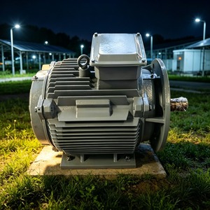 Générateur synchrone à aimant permanent silencieux vertical 3 kW IP68 à enroulement 100 % cuivre pour hydroélectricité et éolienne, haute efficacité - Product Image 5