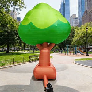 Arbre gonflable LED lumineux de qualité commerciale, imprimé sur mesure, pour campagne saisonnière/promenade extérieure/événement environnemental - Product Image 3