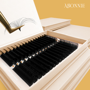 Abonnie Lash Supplies Cil <span class=keywords><strong>Bouquet</strong></span> Plateaux de <span class=keywords><strong>cils</strong></span> Extensions de <span class=keywords><strong>cils</strong></span> en cachemire à base fine Effet éventail Extensions de <span class=keywords><strong>cils</strong></span> effet beurre - Product Image 1