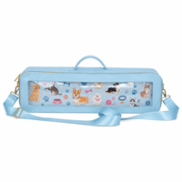 Sac bandoulière de luxe en cuir PU pour Mahjong américain, étui de transport portable pour tuiles de Mahjong avec fenêtre transparente