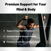 Wins Town Creatine Monohydrate Powder Blueberry Lemon Dengan HMB Elektrolit Mendukung Kekuatan Otot dan Meningkatkan Pertumbuhan Otot