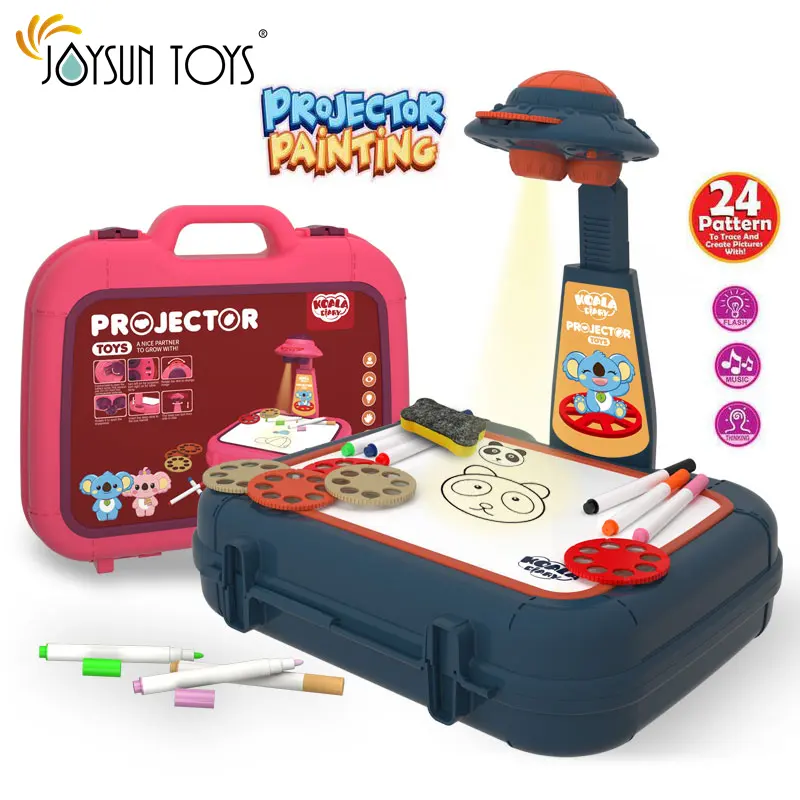 Proyector Led para niños, juguetes de mesa de dibujo de arte, tablero de pintura, escritorio, arte, artesanías, herramientas de aprendizaje, juguete para niña