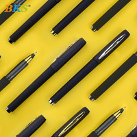 Stylos gel non effaçables personnalisables avec logo d'hôtel, en plastique, meilleur rapport qualité-prix, encre noire, largeur d'écriture 0,5 mm, faible MOQ