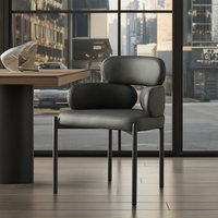Chaises de salle à manger modernes, dossiers en bois massif haut de gamme luxueux et légers, cafés, simplicité, confort sédentaire