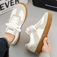 Chaussures de marche pour hommes anti-odeur respirantes à lacets avec empeigne en mesh, semelle intermédiaire en EVA, semelle épaisse, design sportif décontracté rétro, noir