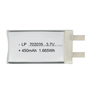 <span class=keywords><strong>3</strong></span>,7 V LiPo battery 450 mAh lithium polymer battery for Bluetooth stereo headphone - Product Image 1