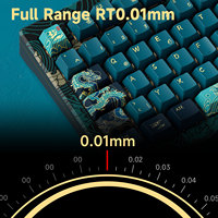 Tastiera Akko MOD 007 HE Anno del Drago con Layout ISO, Keycaps PBT Profilo Cherry e Montaggio a Guarnizione