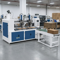 Ligne de production de cartons ondulés, machine de fabrication de boîtes en carton, machine d'impression et de collage avec rainureuse pour usine d'emballage