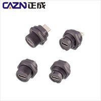 Cable micro USB de bloqueo rápido a RJ45 8p8c, montaje de panel de pared hembra a macho, PCB, resistente al agua, RJ45