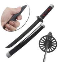 Ensemble de quatre lames Nichirin Demon Slayer de 43 cm/16,93 po en plastique, jouet pour enfants, accessoire de cosplay, modèle périphérique d'anime