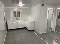 Maison conteneur extensible à installation rapide, grand espace de vie, villa modulaire préfabriquée pliable pour projets d'hébergement touristique
