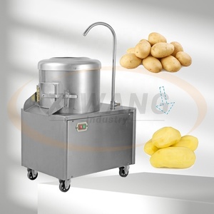 Machine à éplucher les pommes de terre électrique automatique commerciale avec une puissance de 380/220V et 1,5KW pour éplucher les fruits et légumes - Product Image 5