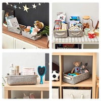 Enfants Bacs De Rangement Lot de 6 Pliable Tiroir Commode Organisateur De Bureau Ensemble de Cubes avec Poignées pour Pépinière