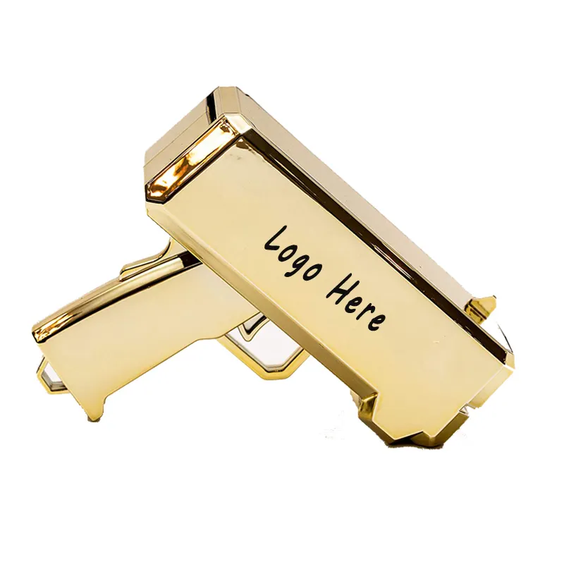 Hot OEM Logo disponibile regalo di natale pistola giocattolo soldi Spray contanti cannone soldi pistola festa soldi pistola a spruzzo