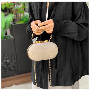 Bolso de lujo para cena de noche, moda coreana, venta al por mayor, bolso de mano <span class=keywords><strong>con</strong></span> diamantes de imitación, bolso de hombro ostentoso <span class=keywords><strong>con</strong></span> diamantes brillantes - Product Image 5
