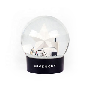 Logo Thương Hiệu Sang Trọng Quả Cầu Tuyết Tùy Chỉnh Hạt Charm Nhựa Resin Hình Tròn Quả Cầu Tuyết Bằng Kính Bền Để Làm Quà Tặng Kỷ Niệm - Product Image 2